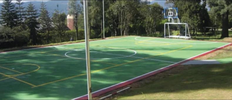 Cancha Múltiple, Casa Principal, Organización Ardila Lulle - Vista General de la Obra