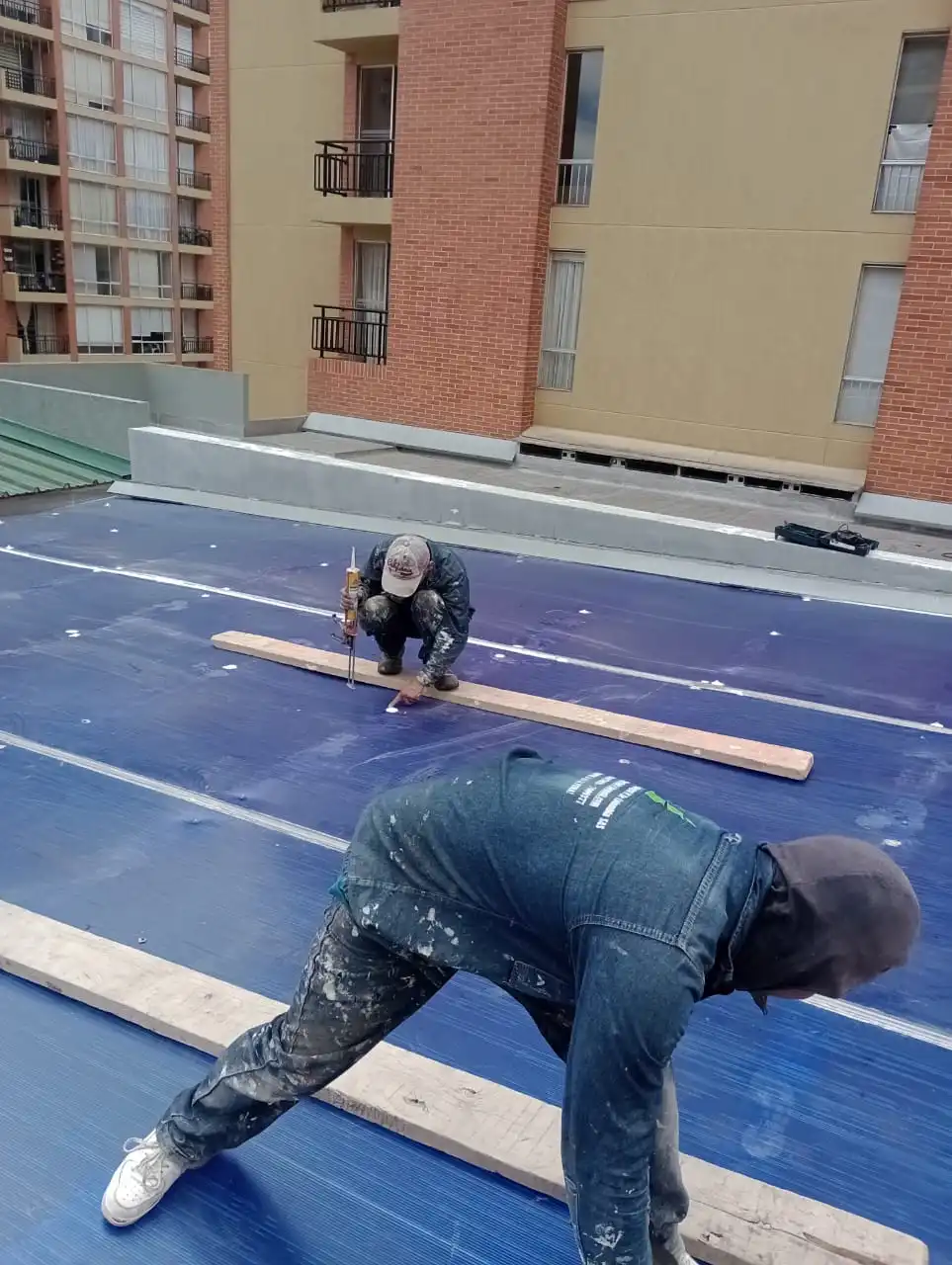 Instalación de Cubiertas Piscina - Detalle de proceso 2